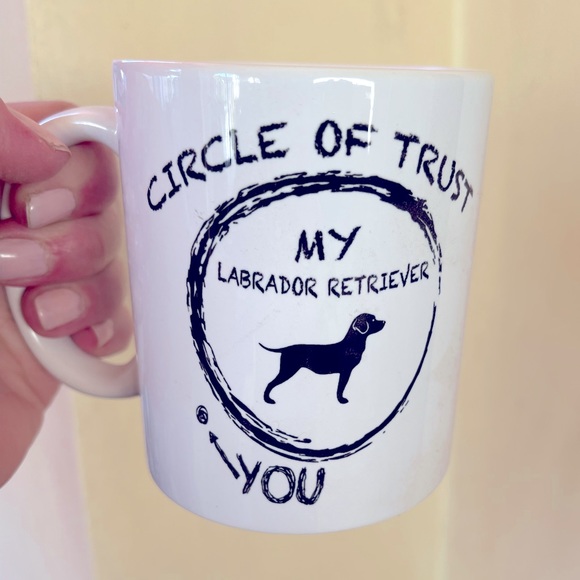 🐕‍🦺 LABRADOR 🐕‍🦺 CIRCLE OF TRUST MUG Loyal Dog and Owner NEW CONDITION🐕‍🦺 - Picture 3 of 6